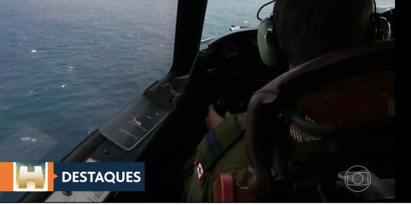 Buscas pelo submarino Titan (Foto: Reprodução / Jornal Hoje da Globo) Buscas pelo submarino Titan (Foto: Reprodução / Jornal Hoje da Globo)