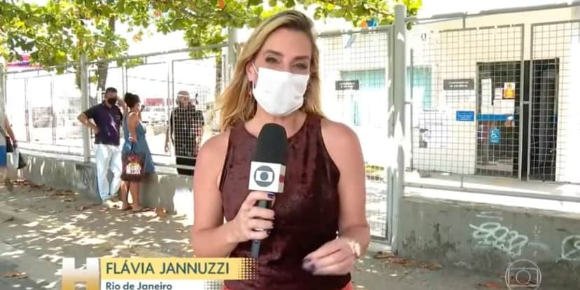 Flávia Jannuzzi trabalhou nos principais jornais da emissora carioca (Reprodução: Globo) Flávia Jannuzzi trabalhou nos principais jornais da emissora carioca (Reprodução: Globo)