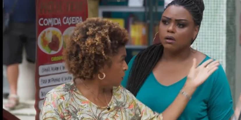 Marlene (Elisa Lucinda) sai em defesa de Sol (Foto: Reprodução/TV Globo) Marlene (Elisa Lucinda) sai em defesa de Sol (Foto: Reprodução/TV Globo)