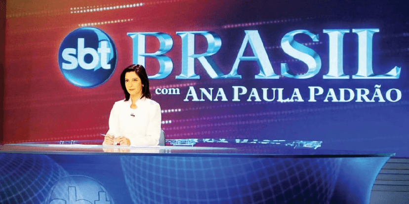 Ana Paula Padrão no Jornal do SBT (Foto: Reprodução/ Internet) Ana Paula Padrão no Jornal do SBT (Foto: Reprodução/ Internet)