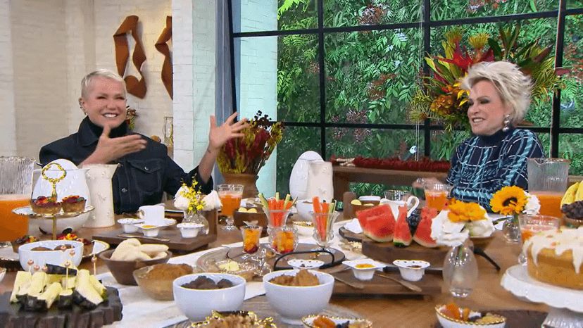 Xuxa e Ana Maria. Foto: Reprodução/Globo Xuxa e Ana Maria. Foto: Reprodução/Globo