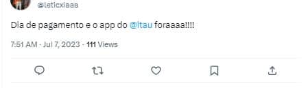 Clientes do Banco Itaú estão enfurecidos com situação da empresa nesta sexta-feira, 7 - Foto Twitter Clientes do Banco Itaú estão enfurecidos com situação da empresa nesta sexta-feira, 7 - Foto Twitter