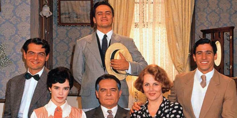Elenco da novela Éramos seis, do SBT (Imagem Reprodução Internet) Elenco da novela Éramos seis, do SBT (Imagem Reprodução Internet)