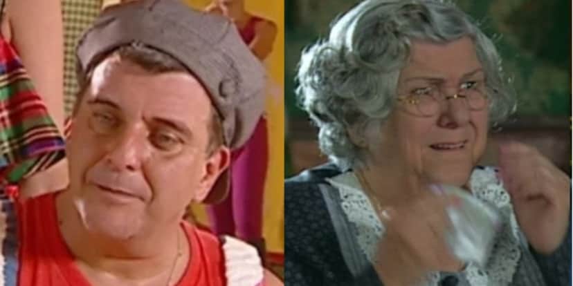Jorge Fernando como Crispim e Hilda Rebello como Dona Matilde em Chocolate com Pimenta (Imagem Reprodução Internet) Jorge Fernando como Crispim e Hilda Rebello como Dona Matilde em Chocolate com Pimenta (Imagem Reprodução Internet)