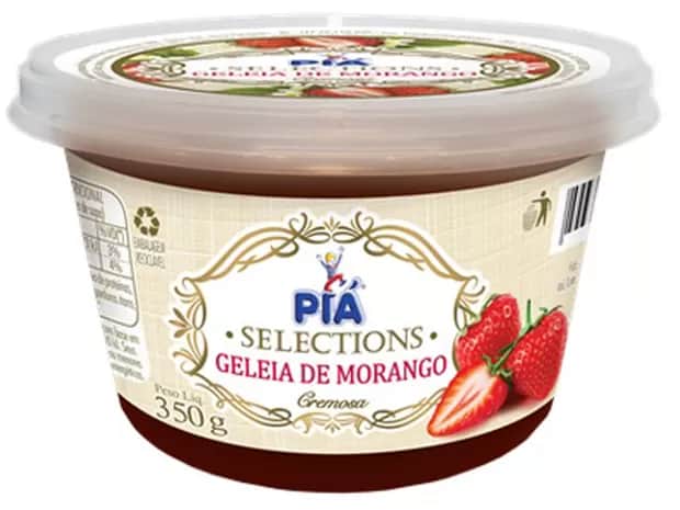 Geleia de morango da marca Piá - Foto Reprodução Internet Geleia de morango da marca Piá - Foto Reprodução Internet