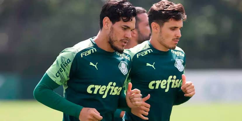 Gustavo Gómez e Raphael Veiga - Foto: Reprodução Gustavo Gómez e Raphael Veiga - Foto: Reprodução