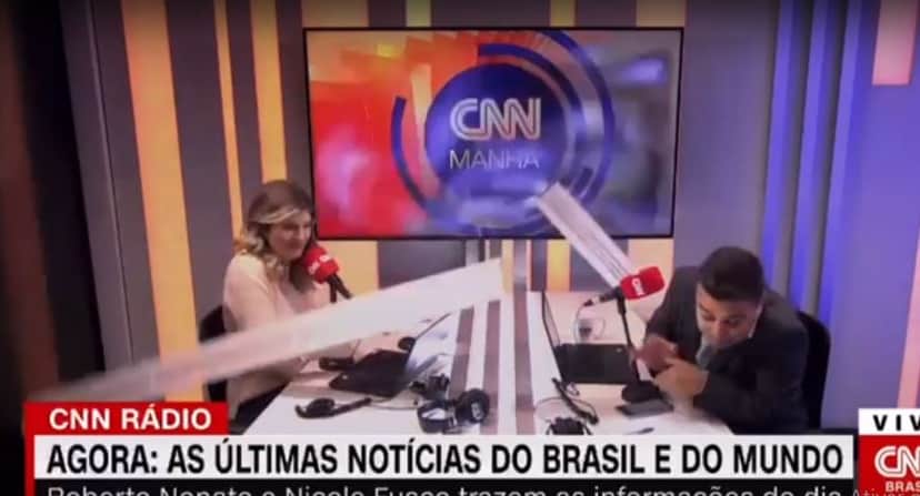 Incidente acontece durante atração da CNN Brasil - Foto CNN Incidente acontece durante atração da CNN Brasil - Foto CNN