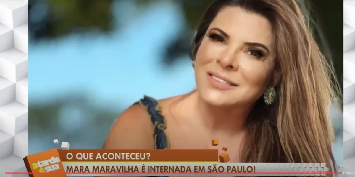 Sonia Abrão dá notícia de Mara Maravilha no A Tarde É Sua (Foto: Reprodução / RedeTV!) Sonia Abrão dá notícia de Mara Maravilha no A Tarde É Sua (Foto: Reprodução / RedeTV!)