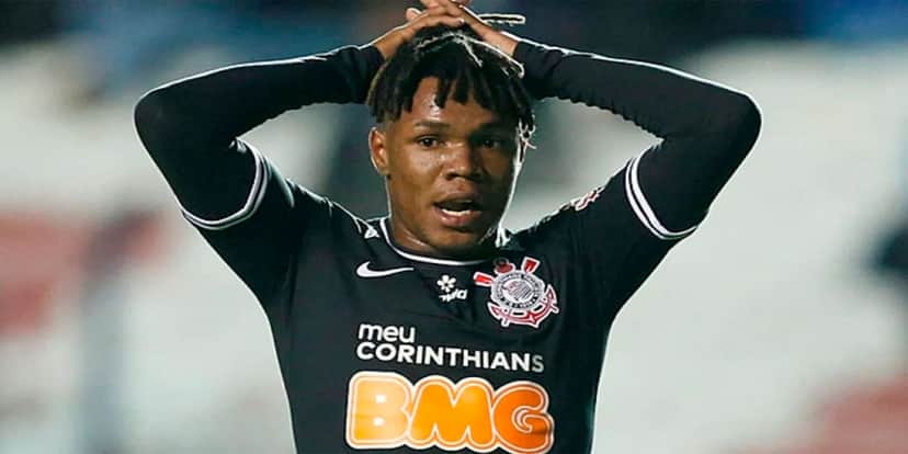 Matheus Jesus saindo do Corinthians - Foto Reprodução Matheus Jesus saindo do Corinthians - Foto Reprodução
