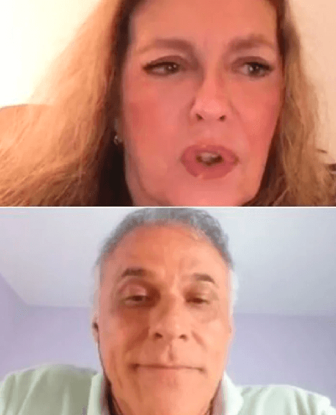 Live de Oscar Magrini e Maria Zilda (Foto: Reprodução/ Internet) Live de Oscar Magrini e Maria Zilda (Foto: Reprodução/ Internet)