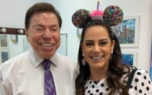 Silvia Abravanel e Silvio Santos - Foto SBT Silvia Abravanel e Silvio Santos - Foto SBT