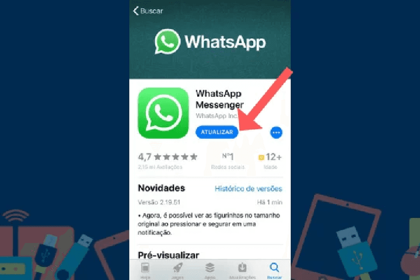 Atualização no WhatsApp (Foto: Reprodução/ Internet) Atualização no WhatsApp (Foto: Reprodução/ Internet)