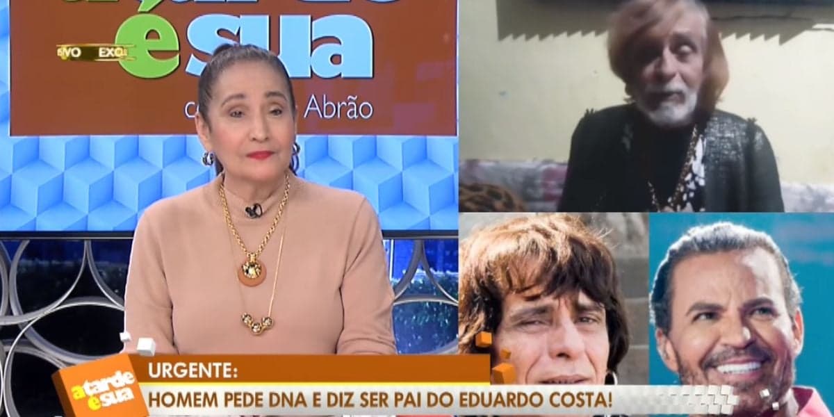 A Tarde É Sua deu espaço para o cantor que garante ser pai do sertanejo (Reprodução: RedeTV!) A Tarde É Sua deu espaço para o cantor que garante ser pai do sertanejo (Reprodução: RedeTV!)