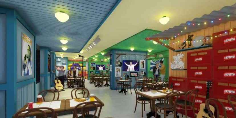 O local tem espaço para 800 clientes e palco de show (Reprodução: Internet) O local tem espaço para 800 clientes e palco de show (Reprodução: Internet)