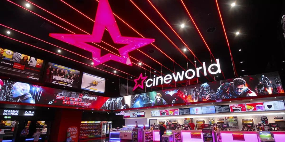 Cineworld é considerada a segunda maior rede de cinemas do mundo (Reprodução: Internet) Cineworld é considerada a segunda maior rede de cinemas do mundo (Reprodução: Internet)