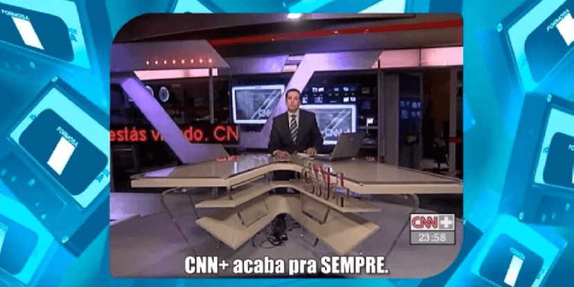 Âncora de despedindo da CNN + (Foto: Reprodução/ Internet) Âncora de despedindo da CNN + (Foto: Reprodução/ Internet)