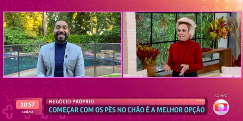 Gil do Vigor e Ana Maria Braga no quadro "Tá Lascado" (Foto: Reprodução/TV Globo) Gil do Vigor e Ana Maria Braga no quadro "Tá Lascado" (Foto: Reprodução/TV Globo)