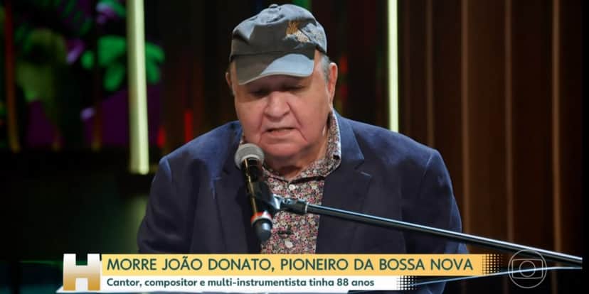 João Donato morreu (Foto: Reprodução/TV Globo) João Donato morreu (Foto: Reprodução/TV Globo)