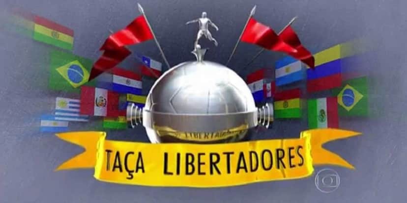 Famosa chamada da Libertadores na emissora carioca (Reprodução: Globo) Famosa chamada da Libertadores na emissora carioca (Reprodução: Globo)