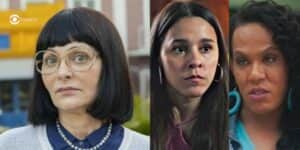 Nice, Berenice e Valéria em cenas de Terra e Paixão (Foto: Reprodução / Globo / Montagem TV Foco) Nice, Berenice e Valéria em cenas de Terra e Paixão (Foto: Reprodução / Globo / Montagem TV Foco)