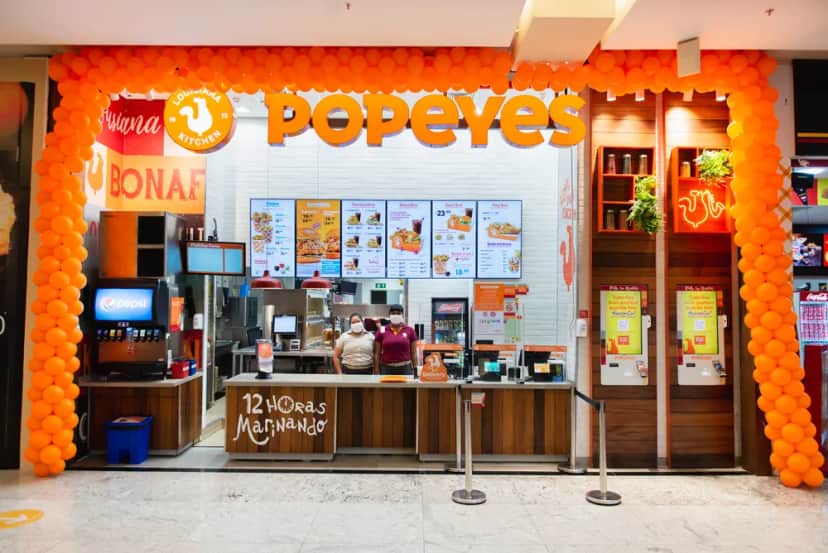Popeyes. Foto: Reprodução/Internet Popeyes. Foto: Reprodução/Internet