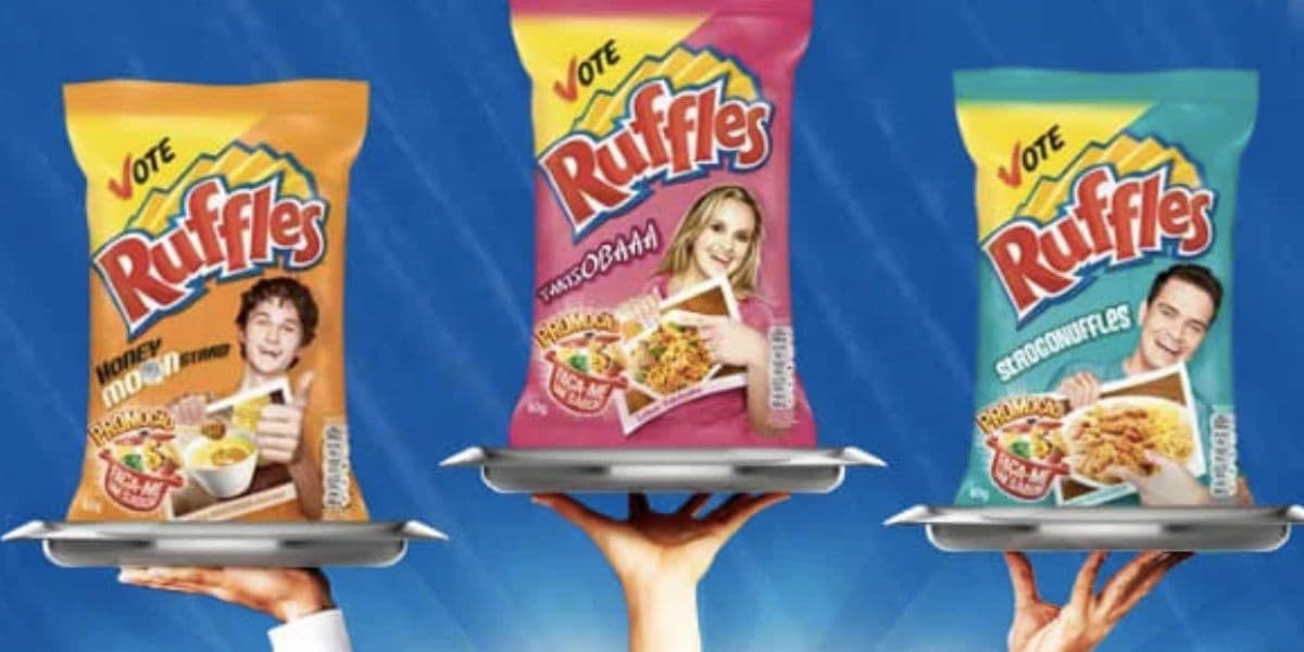 Salgadinhos da Ruffles (Foto: Reprodução / Internet) Salgadinhos da Ruffles (Foto: Reprodução / Internet)