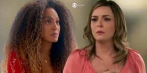 Sol e Clara em Vai na Fé (Foto: Reprodução / Globo / Montagem TV Foco) Sol e Clara em Vai na Fé (Foto: Reprodução / Globo / Montagem TV Foco)