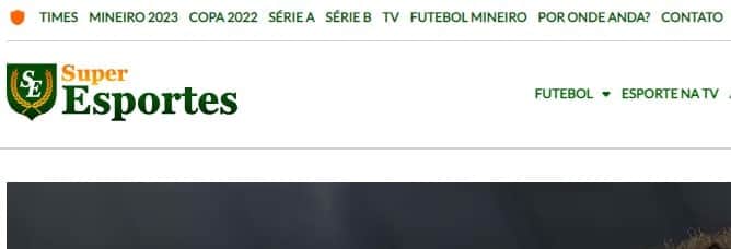 Site Super Esportes saiu do ar (Foto: Reprodução) Site Super Esportes saiu do ar (Foto: Reprodução)