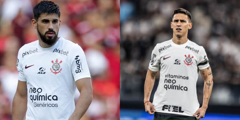 Bruno Méndez e Matías Rojas, do Corinthians - Foto: Reprodução/Internet Bruno Méndez e Matías Rojas, do Corinthians - Foto: Reprodução/Internet