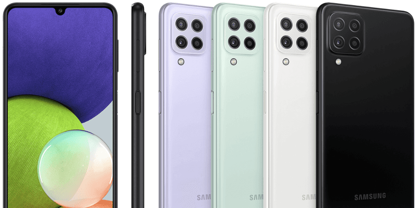 Galaxy A22 (Reprodução/Internet) Galaxy A22 (Reprodução/Internet)