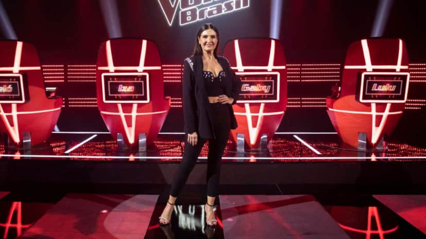 Fátima Bernardes no The Voice Brasil - Foto Globo Fátima Bernardes no The Voice Brasil - Foto Globo