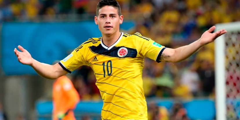 James Rodriguez Na Copa Do Mundo No Brasil - Foto: Internet James Rodriguez Na Copa Do Mundo No Brasil - Foto: Internet