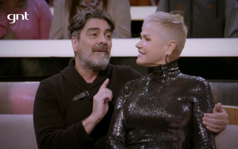 Junno Andrade e Xuxa na Globo - Foto Reprodução Globo Junno Andrade e Xuxa na Globo - Foto Reprodução Globo