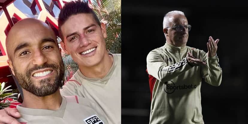 Lucas e James Rodriguez (Reprodução - Internet) Lucas e James Rodriguez (Reprodução - Internet)
