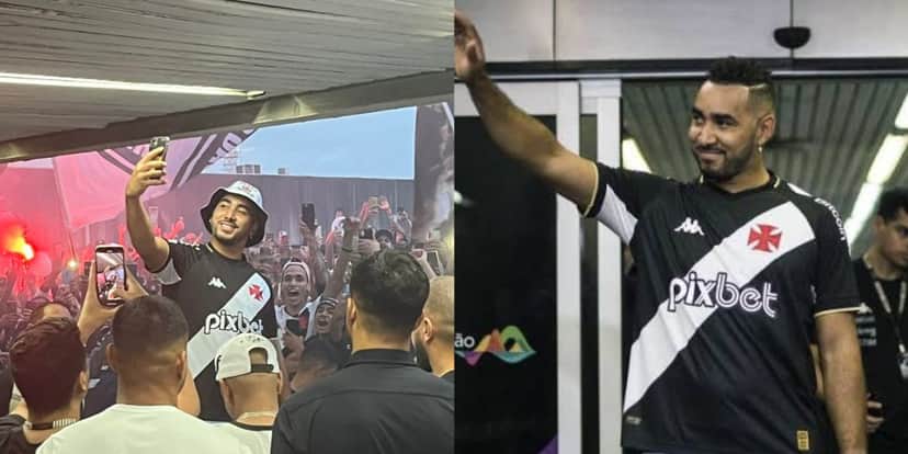 Payet chega ao Vasco (Foto - Montagem TV Foco). Payet chega ao Vasco (Foto - Montagem TV Foco).