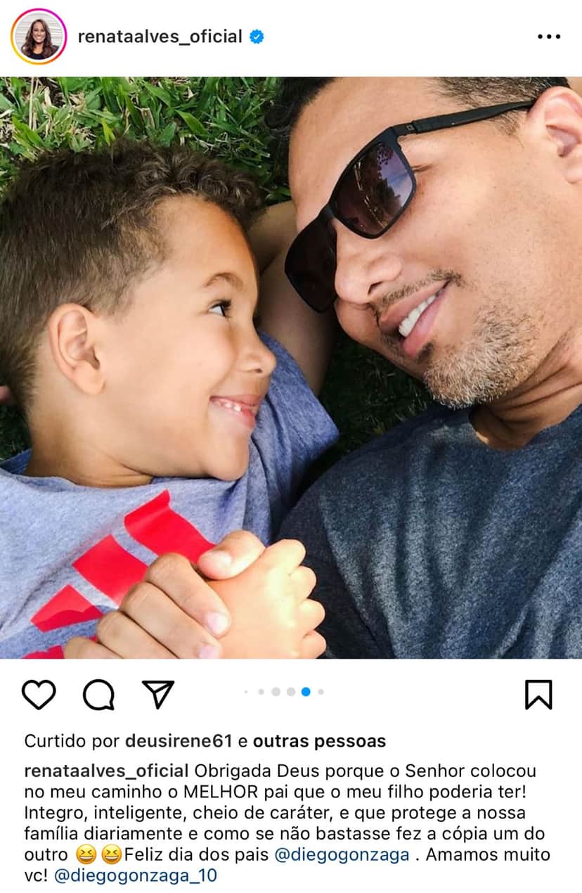 Renata Alves, apresentadora do Hoje em Dia, faz linda declaralção de amor ao seu marido, Diego Gonzaga - Foto Instagram Renata Alves, apresentadora do Hoje em Dia, faz linda declaralção de amor ao seu marido, Diego Gonzaga - Foto Instagram