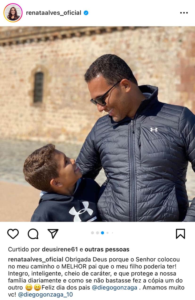 Renata Alves, apresentadora do Hoje em Dia, faz linda declaralção de amor ao seu marido, Diego Gonzaga - Foto Instagram Renata Alves, apresentadora do Hoje em Dia, faz linda declaralção de amor ao seu marido, Diego Gonzaga - Foto Instagram