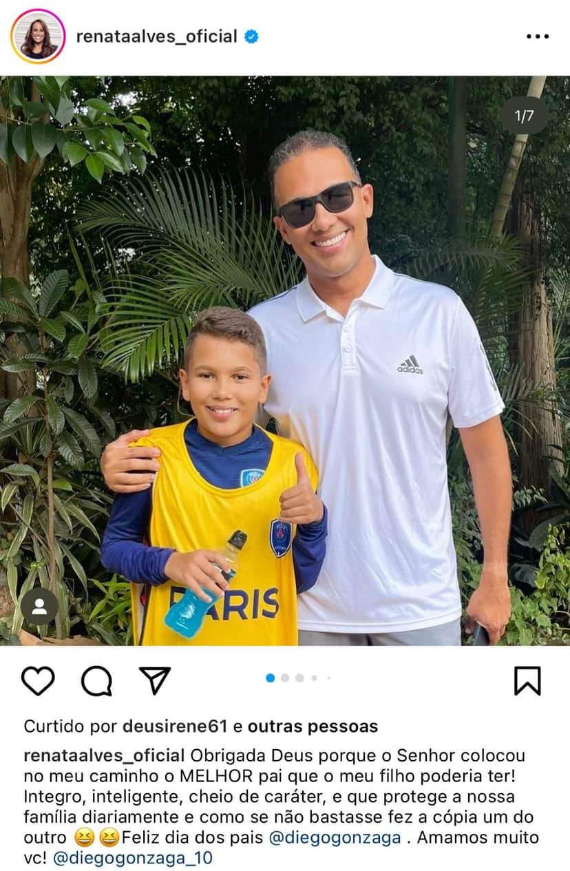 Renata Alves, apresentadora do Hoje em Dia, faz linda declaralção de amor ao seu marido, Diego Gonzaga - Foto Instagram Renata Alves, apresentadora do Hoje em Dia, faz linda declaralção de amor ao seu marido, Diego Gonzaga - Foto Instagram
