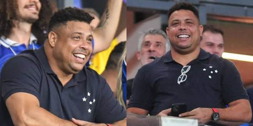Ronaldo, dono da SAF Cruzeiro (Montagem TV Foco). Ronaldo, dono da SAF Cruzeiro (Montagem TV Foco).