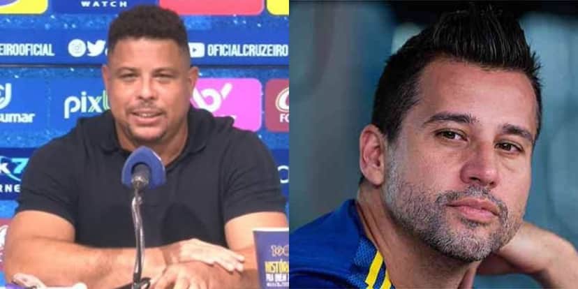 Ronaldo e Fábio, estrelas que brilharam no Cruzeiro (Foto - Montagem TV Foco). Ronaldo e Fábio, estrelas que brilharam no Cruzeiro (Foto - Montagem TV Foco).
