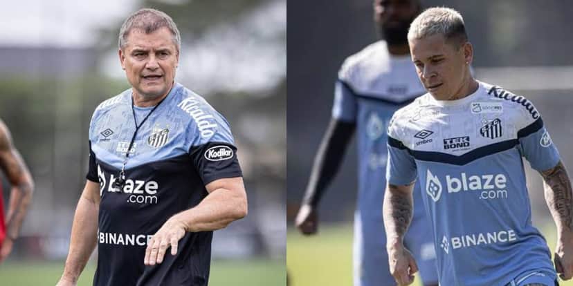 Santos se prepara para próxima rodada do Brasileirão (Foto - Montagem TV Foco). Santos se prepara para próxima rodada do Brasileirão (Foto - Montagem TV Foco).