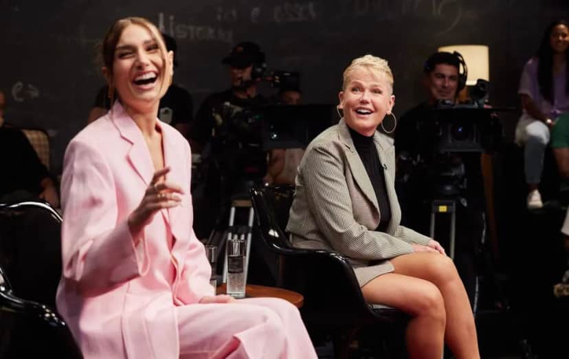 Sasha e Xuxa Meneghel no programa Que História É Essa Porchat - Foto GNT Sasha e Xuxa Meneghel no programa Que História É Essa Porchat - Foto GNT