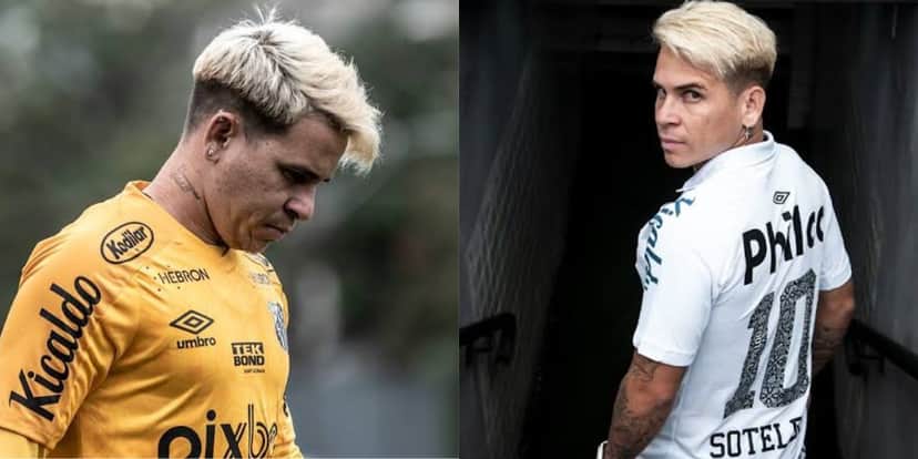 Soteldo, camisa 10 do Santos (Foto - Reprodução Internet). Soteldo, camisa 10 do Santos (Foto - Reprodução Internet).