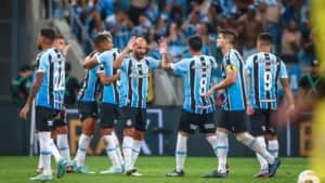 Time do Grêmio em campo 2023 - Reprodução Internet Time do Grêmio em campo 2023 - Reprodução Internet