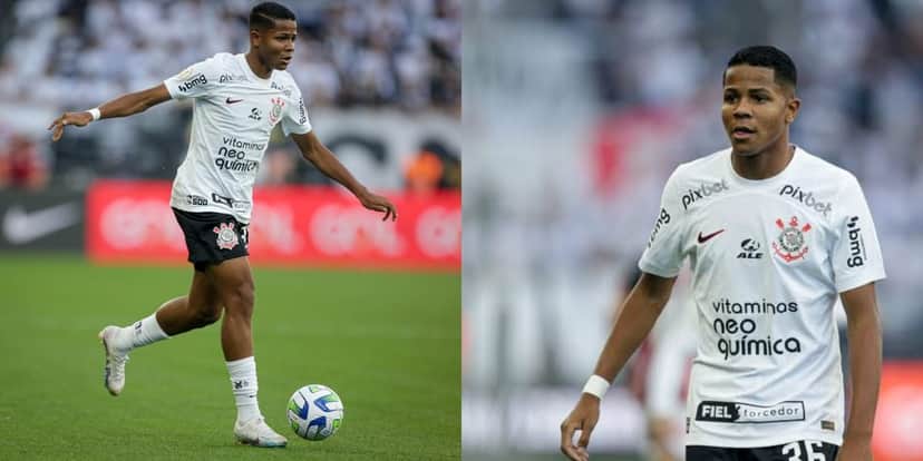 Wesley, jogador do Corinthians (Foto - Montagem TV Foco). Wesley, jogador do Corinthians (Foto - Montagem TV Foco).