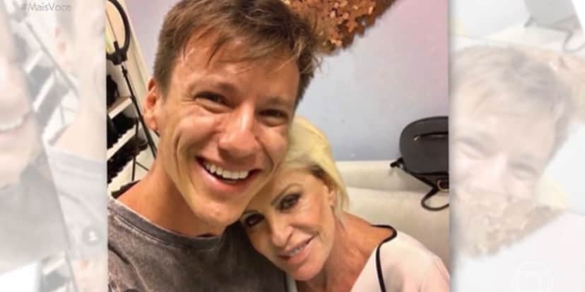 Última foto tirada dos dois antes dele sair da Globo (Reprodução: Globo) Última foto tirada dos dois antes dele sair da Globo (Reprodução: Globo)