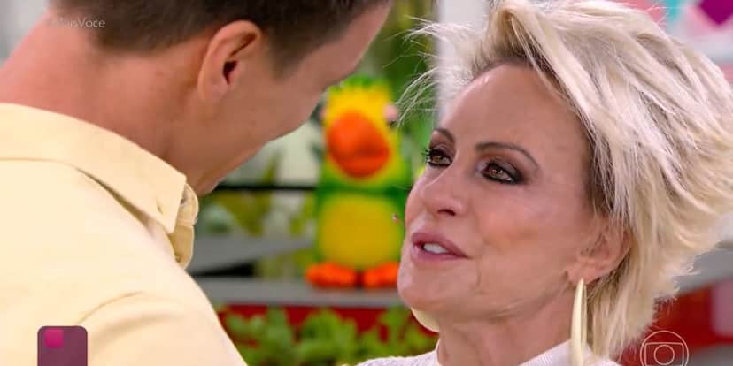 Felipe Suhre e Ana Maria chorando ao se reencontrarem após 4 anos (Reprodução: Globo) Felipe Suhre e Ana Maria chorando ao se reencontrarem após 4 anos (Reprodução: Globo)