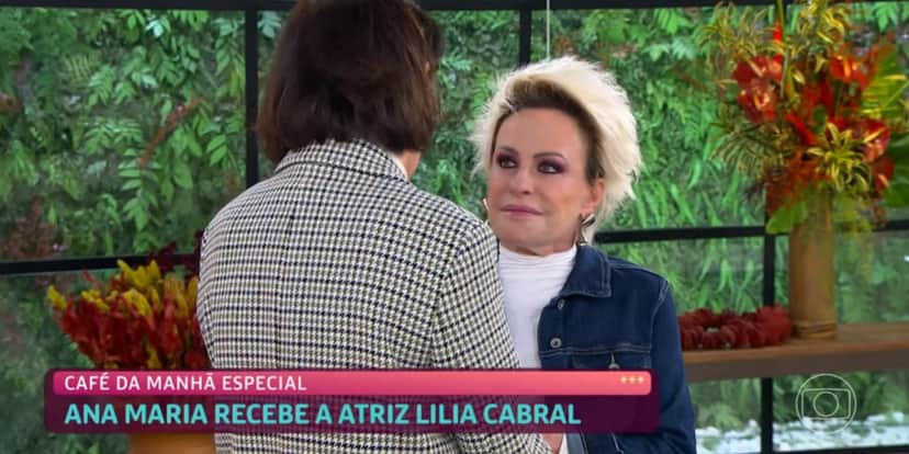 Ana Maria Braga emocionada no "Mais Você" (Foto: Reprodução/TV Globo) Ana Maria Braga emocionada no "Mais Você" (Foto: Reprodução/TV Globo)