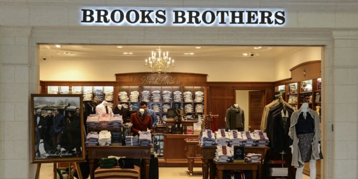 Brooks Brothers teve a sua falência decretada em 2020 (Reprodução: Internet) Brooks Brothers teve a sua falência decretada em 2020 (Reprodução: Internet)