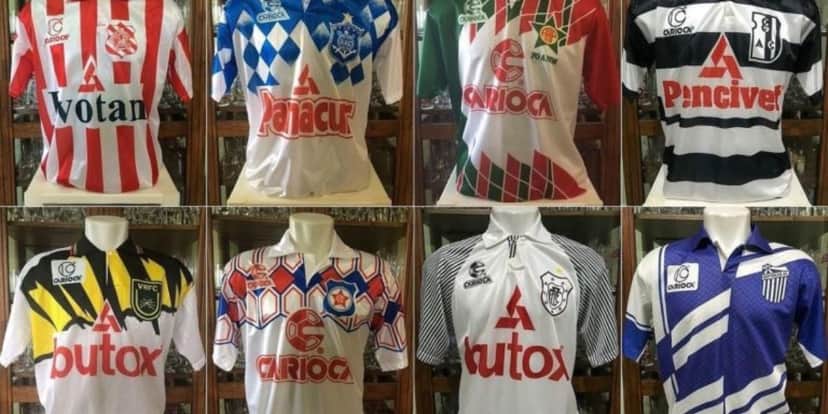 Camisas dos times cariocas produzidas pela Carioca (Reprodução: Internet) Camisas dos times cariocas produzidas pela Carioca (Reprodução: Internet)